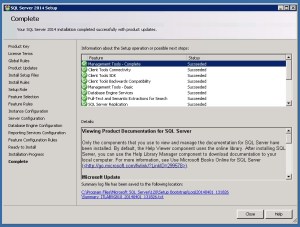 Sucessfull Installation